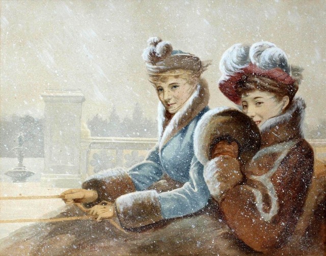 Накинула барыня шубку...