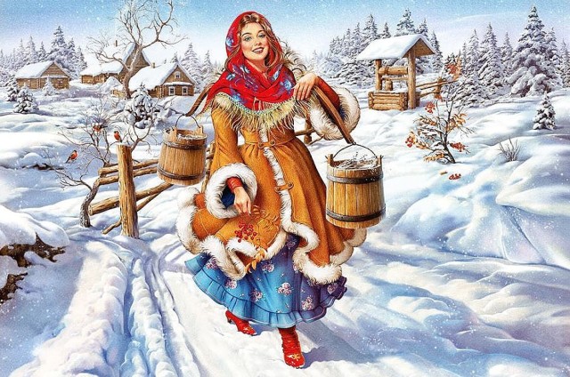 Крещенские морозы гуляют по Руси...